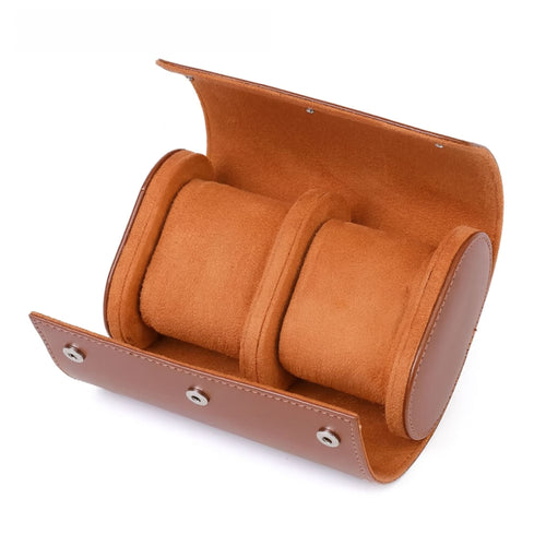 Premium Brown Leather Case · 2 Slots - PaceUP