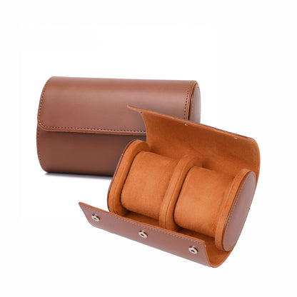 Premium Brown Leather Case · 2 Slots - PaceUP