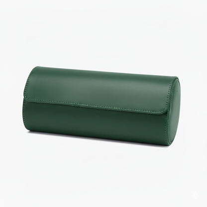 Premium Green Leather Case · 3 Slots - PaceUP