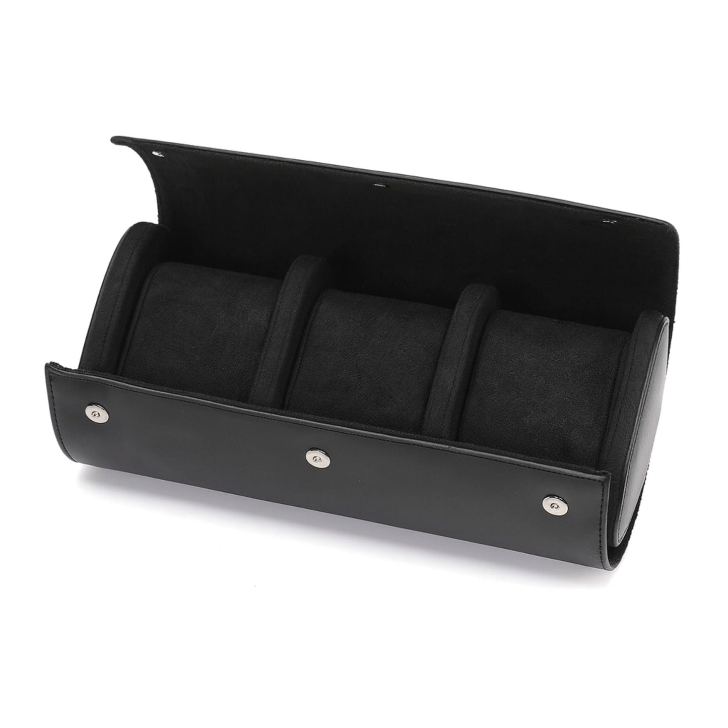 Premium Black Leather Case · 3 Slots - PaceUP