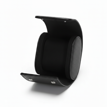 Premium Black Leather Case · 1 Slot - PaceUP