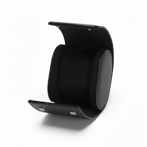 Premium Black Leather Case · 1 Slot - PaceUP