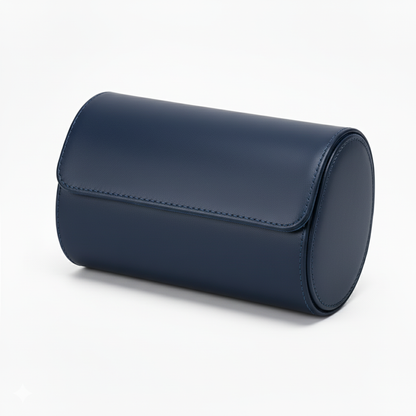 Premium Blue Leather Case · 2 Slots - PaceUP