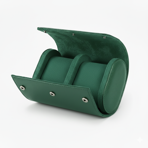Premium Green Leather Case · 2 Slots - PaceUP
