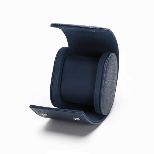 Premium Blue Leather Case · 1 Slot - PaceUP