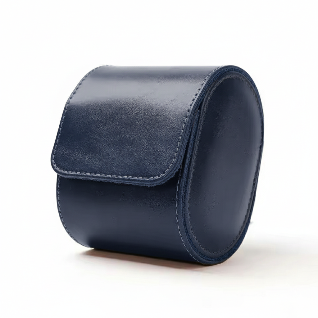 Premium Blue Leather Case · 1 Slot - PaceUP