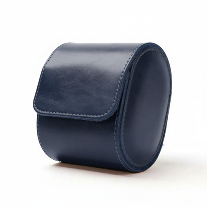 Premium Blue Leather Case · 1 Slot - PaceUP