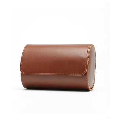 Premium Brown Leather Case · 2 Slots - PaceUP