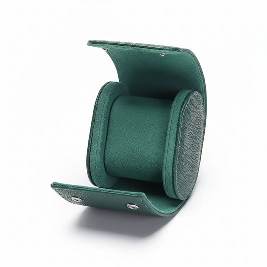 Premium Green Leather Case · 1 Slot - PaceUP